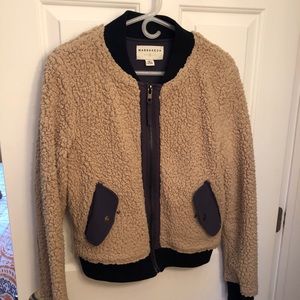 Teddy Bear zip up jacket size medium